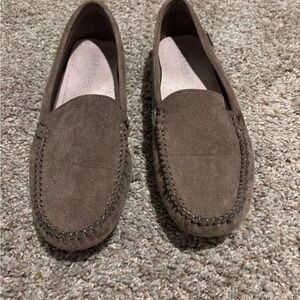 Women’s Brown Suede Loafers